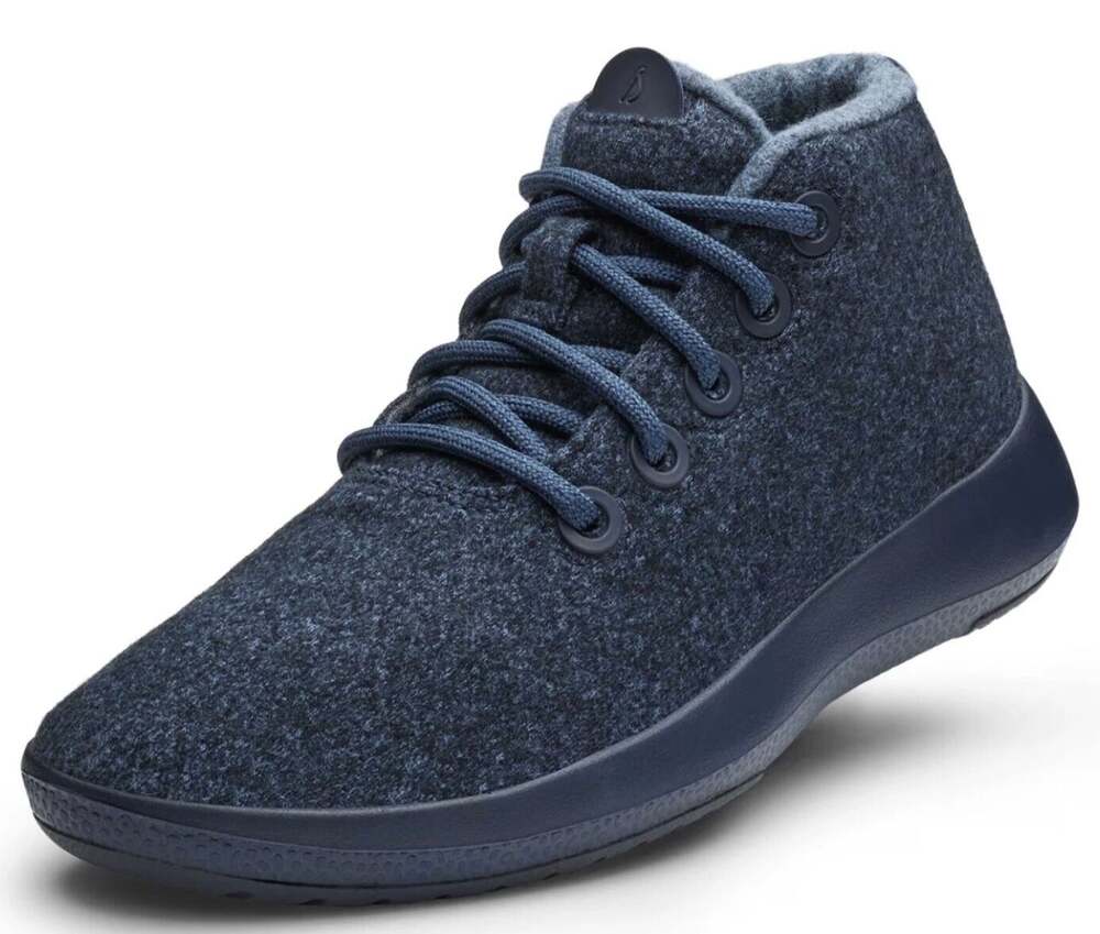 ALLBIRDS Womens Wool Runner-up Mizzles Sneakers US 8 Savanna Night Blue NWOB
